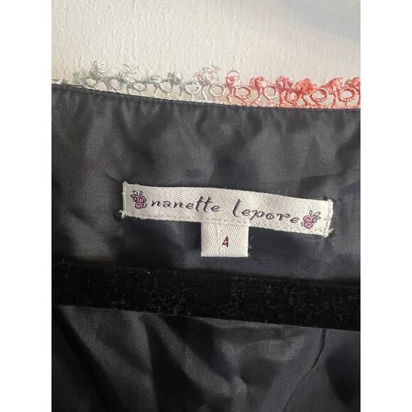 Nanette Lepore Birds Of Paradise 100% Silk Wrap Blouse, Size 4 - Picture 7 of 7